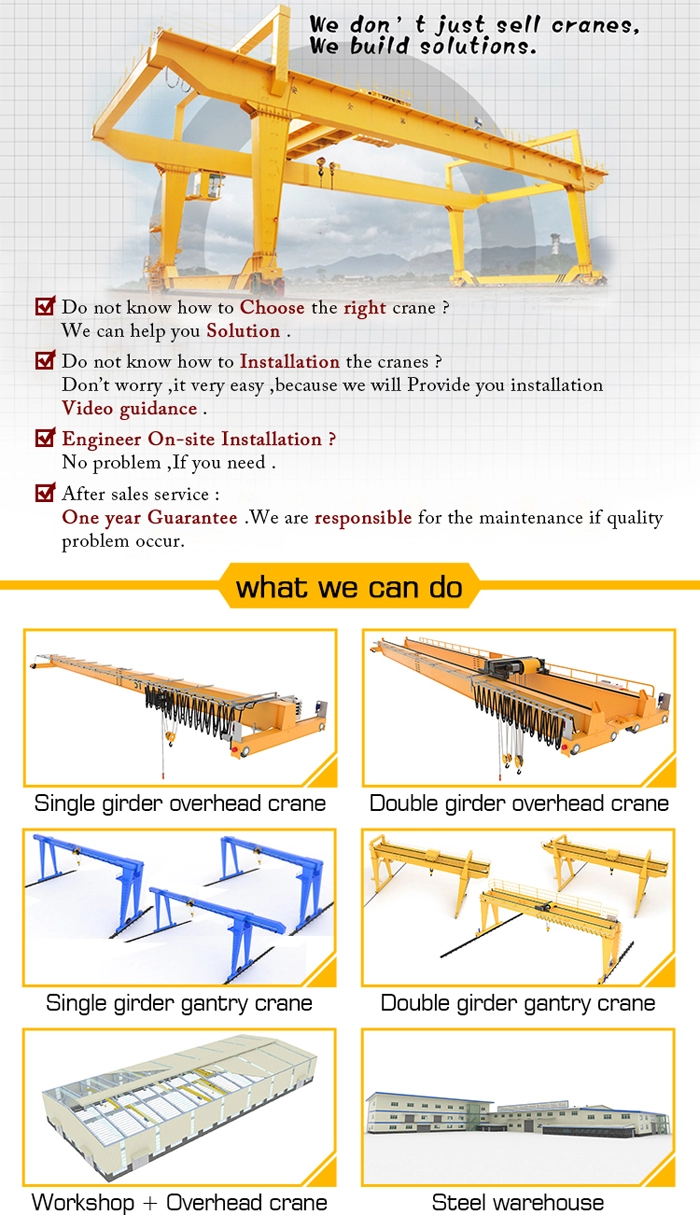 heavy duty factory workshop overhead crane building use