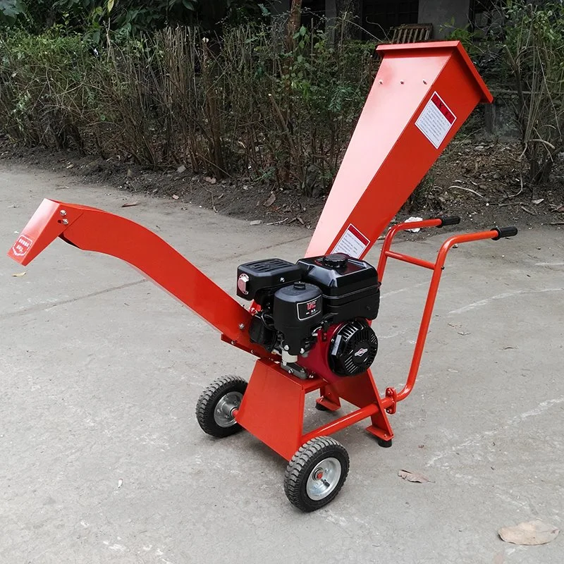 Home Use 7HP Petrol Powered 50mm Chipper Capacity Garden Chipper