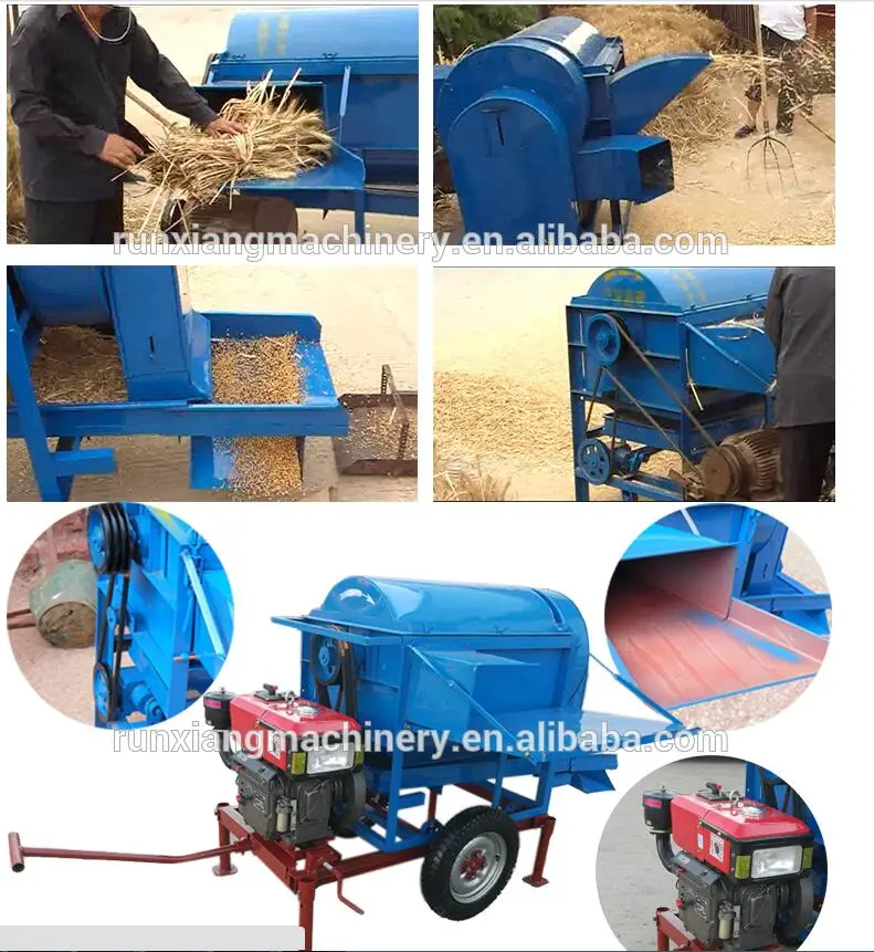 Selling Multifunctional Rice Wheat Bean Corn Thresher Threshing Machine