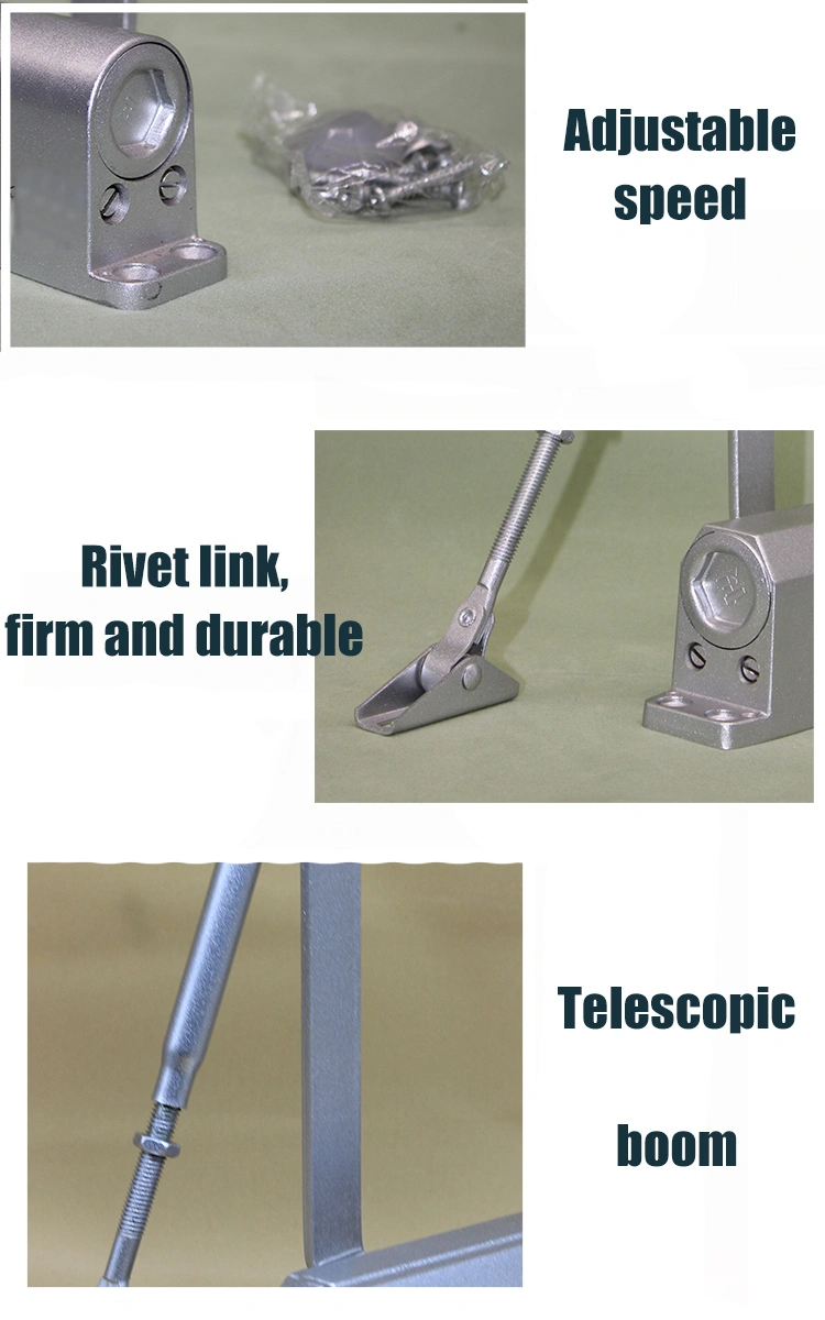 Adjustable China Mannufacturer Apply to Fire-Proof and Wooden Door Aluminum Metal Door Closer