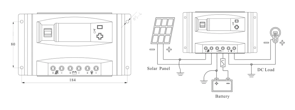 40A 12v 24v 48v new design solar charge controller with LED display
