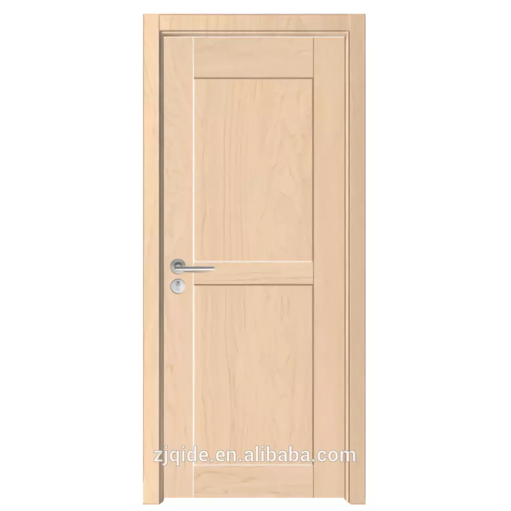 Customizable Interior Door Panel Waterproof Anti-insect Finished Surface PVC laminated WPC Door