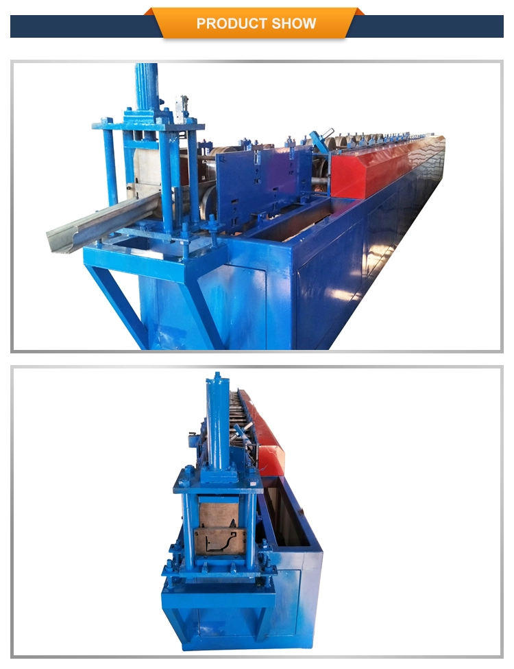 china portable seamless metal roof water gutter roll forming machine