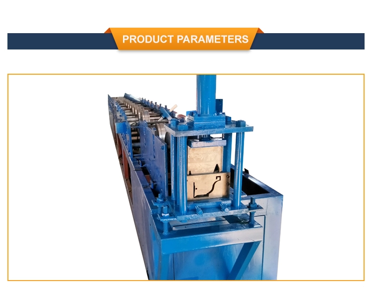 china portable seamless metal roof water gutter roll forming machine