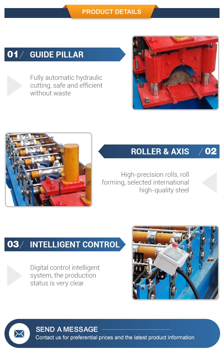 Customized Color Steel 312 automatic ridge cap roll forming machine