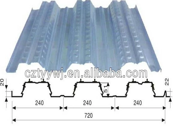 floor deck tile maker/roll forming machine