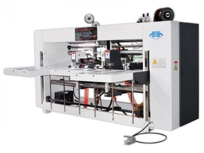 semi automatic High speed carton stitcher machine double piece