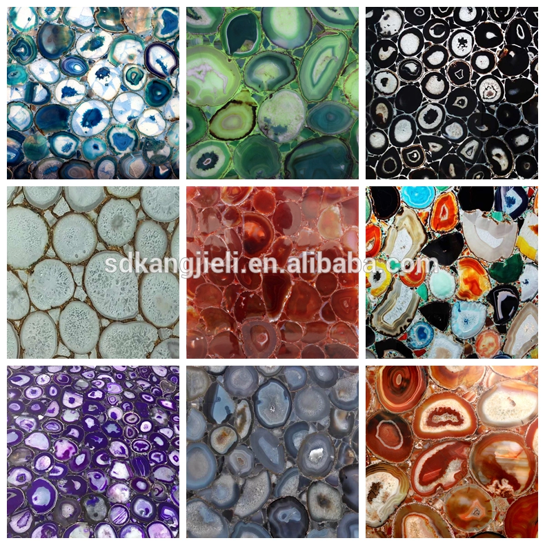 Hot Selling Natural blue Agate Stone Agate Slices Agate Slab